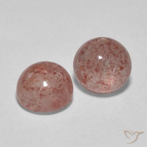 Shop natural 2.55ct Bois de rose léger Quartz fraise gems, Tour, from Russie at GemSelect. In stock, global shipping!