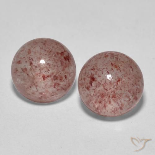 Shop natural 5.63ct Rose moyen Quartz Fraise gems, Tour, from Russie at GemSelect. In stock, global shipping!