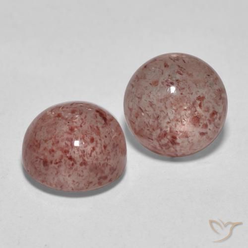 Shop natural 5.63ct Rose moyen Quartz Fraise gems, Tour, from Russie at GemSelect. In stock, global shipping!