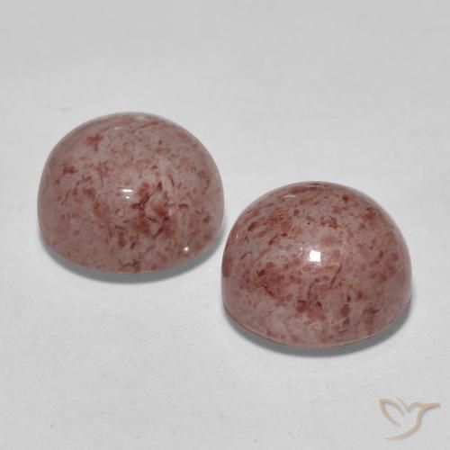 Shop natural 5.63ct Rose moyen Quartz Fraise gems, Tour, from Russie at GemSelect. In stock, global shipping!