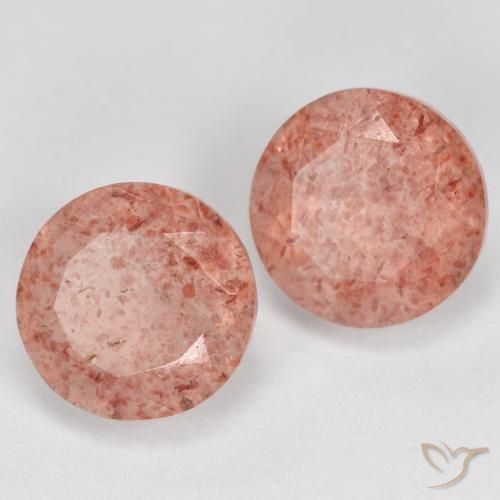 Shop natural 4.30ct Rose framboise Quartz Fraise gems, Tour, from Russie at GemSelect. In stock, global shipping!