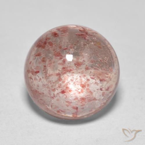 2.59ct Naturel Rose moyen Quartz fraise, Tour, Transparent