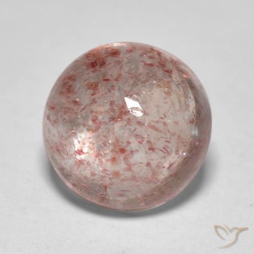 Quartz fraise Rose moyen naturelle Tour, 2.59 ct, Transparent