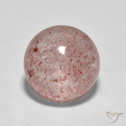 2.77ct Naturel Rose moyen Quartz fraise, Tour, Translucide