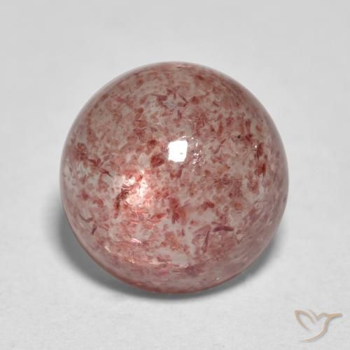2.75ct Naturel Rose moyen Quartz Fraise, Tour, Translucide