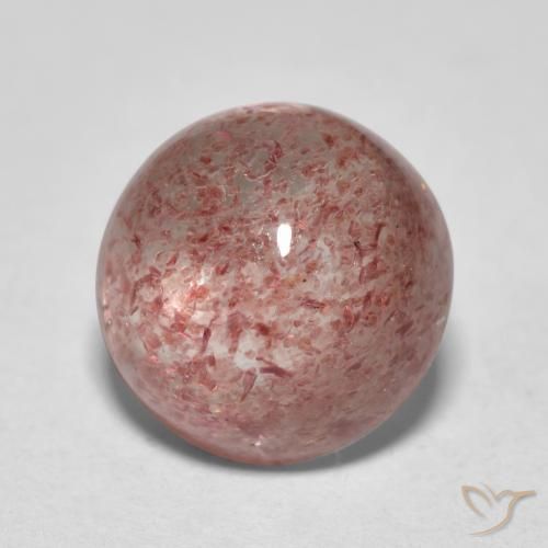 Quartz fraise Rose moyen naturelle Tour, 2.75 ct, Translucide