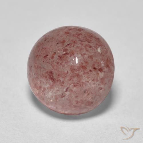Quartz fraise Rose terreux naturelle Tour, 1.96 ct, Translucide