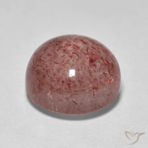 Quartz fraise Rose clair naturelle Tour, 3.84 ct, Translucide