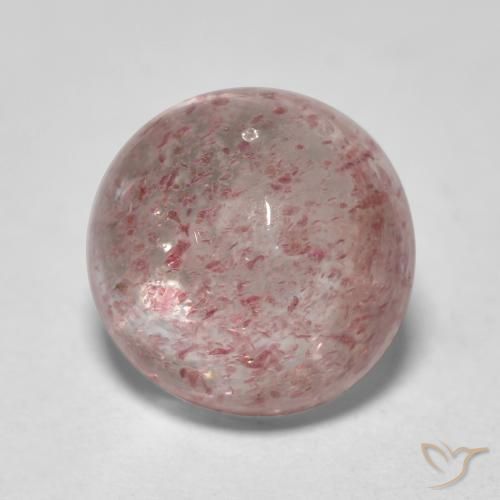 Quartz fraise Rose clair naturelle Tour, 2.69 ct, Translucide