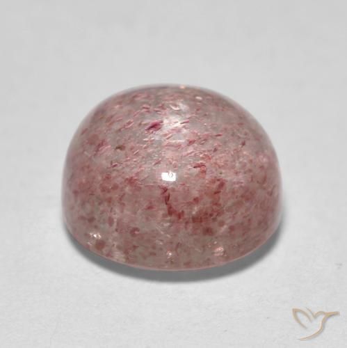Quartz fraise Rose clair naturelle Tour, 2.69 ct, Translucide