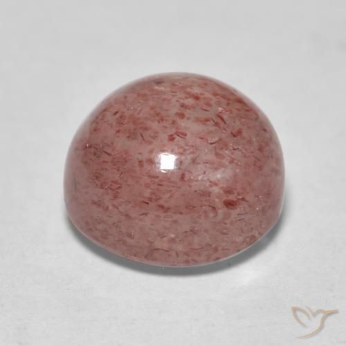 Quartz fraise Rose moyen naturelle Tour, 2.89 ct, Translucide