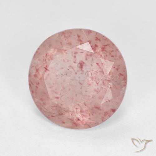 Quartz fraise Rose clair naturelle Tour, 2.40 ct, Translucide