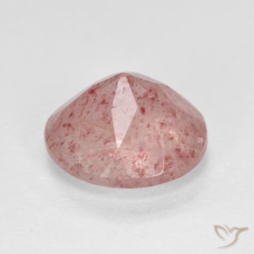 Quartz fraise Rose clair naturelle Tour, 2.40 ct, Translucide