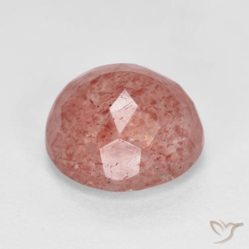 Quartz fraise Rose moyen naturelle Tour, 2.97 ct, Translucide