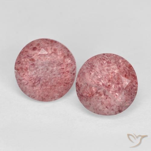 Shop natural 2.60ct Rose léger Quartz fraise gems, Tour, from Russie at GemSelect. In stock, global shipping!