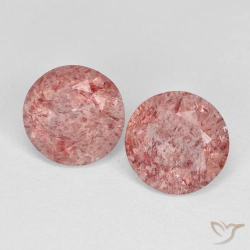Shop natural 2.34ct Rose léger Quartz Fraise gems, Tour, from Russie at GemSelect. In stock, global shipping!