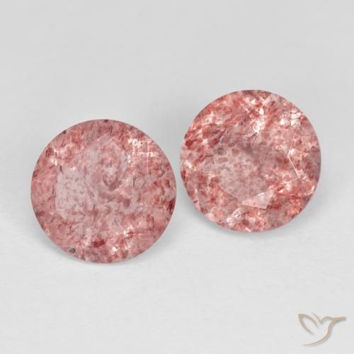 Shop natural 2.29ct Rose moyen-léger Quartz fraise gems, Tour, from Russie at GemSelect. In stock, global shipping!