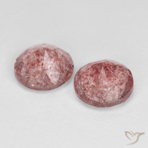 Shop natural 2.29ct Rose moyen-léger Quartz fraise gems, Tour, from Russie at GemSelect. In stock, global shipping!