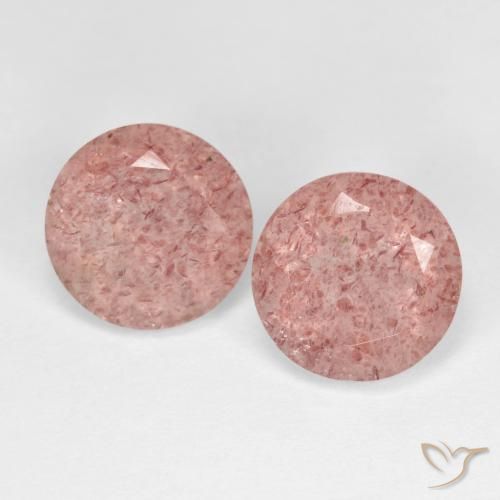 Shop natural 3.51ct Rose terreux Quartz Fraise gems, Tour, from Russie at GemSelect. In stock, global shipping!