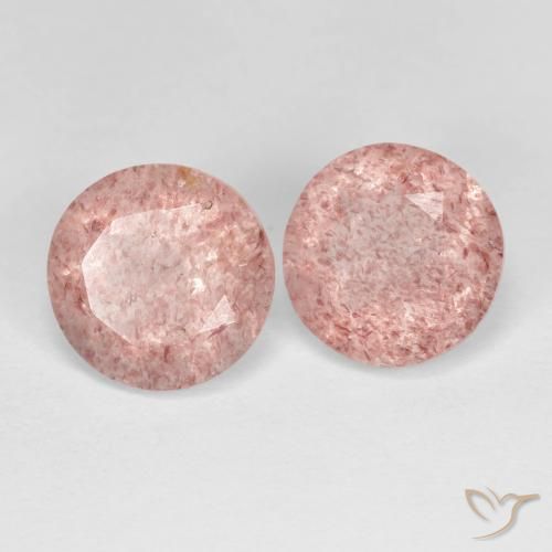 Shop natural 3.27ct Rose clair Quartz fraise gems, Tour, from Russie at GemSelect. In stock, global shipping!