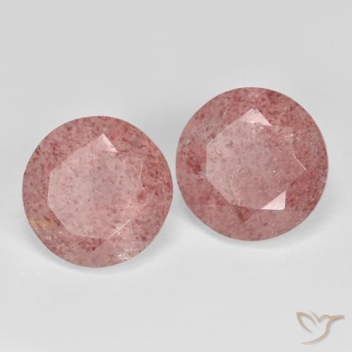 Shop natural 6.94ct Ton rose Quartz fraise gems, Tour, from Russie at GemSelect. In stock, global shipping!