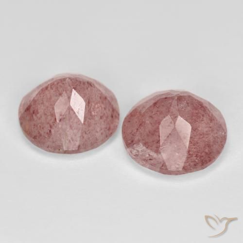 Shop natural 6.94ct Ton rose Quartz fraise gems, Tour, from Russie at GemSelect. In stock, global shipping!
