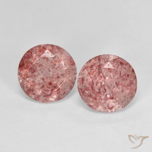 Shop natural 2.50ct Rose terreux Quartz Fraise gems, Tour, from Russie at GemSelect. In stock, global shipping!