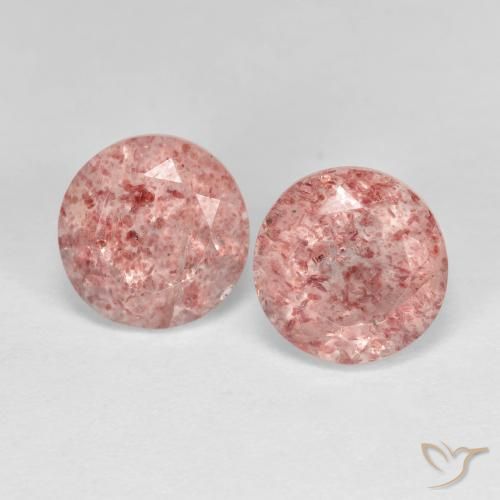 Shop natural 2.91ct Rose terreux Quartz Fraise gems, Tour, from Russie at GemSelect. In stock, global shipping!