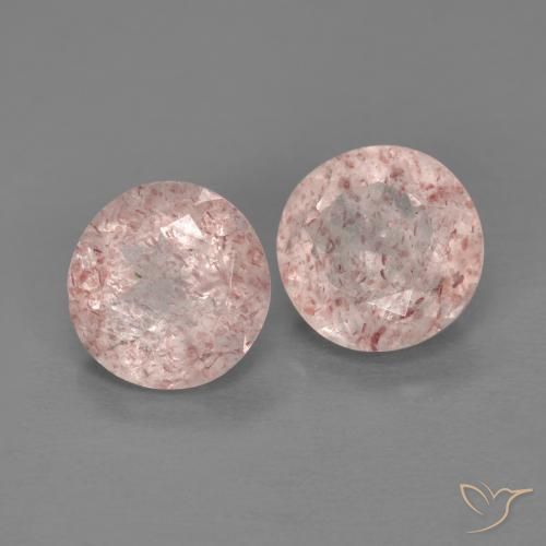 Shop natural 2.21ct Rose clair Quartz fraise gems, Tour, from Russie at GemSelect. In stock, global shipping!