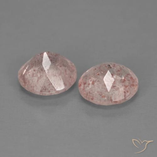 Shop natural 2.21ct Rose clair Quartz fraise gems, Tour, from Russie at GemSelect. In stock, global shipping!