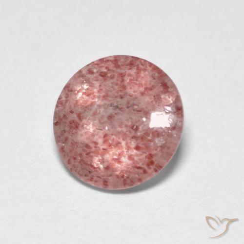Quartz Fraise Rose léger naturelle Tour, 1.15 ct, Transparent