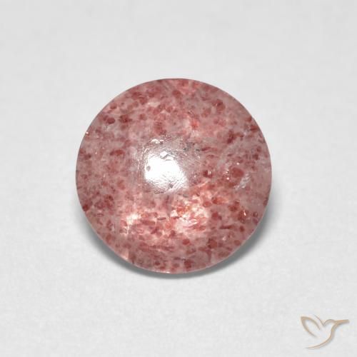 Quartz Fraise Rose léger naturelle Tour, 1.15 ct, Transparent