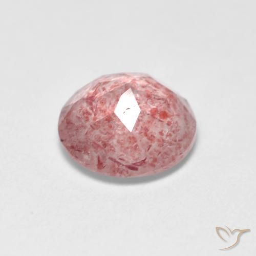 Quartz Fraise Rose léger naturelle Tour, 1.08 ct, Transparent