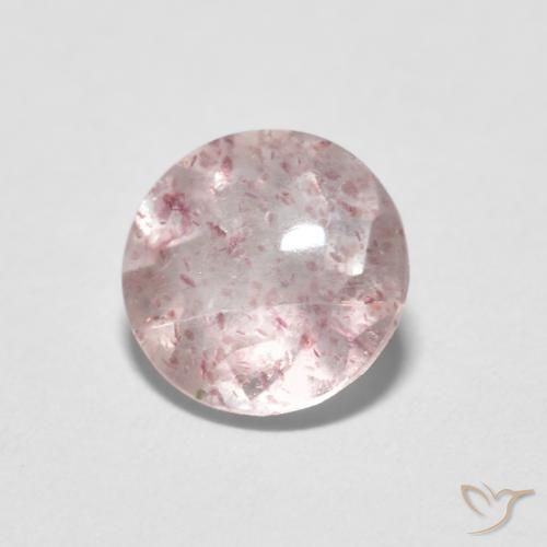 Quartz fraise Rose clair naturelle Tour, 1.09 ct, Transparent