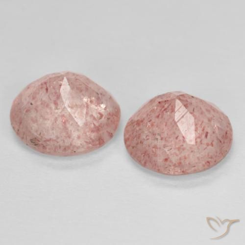 Shop natural 2.28ct Rose rose profond Quartz Fraise gems, Tour, from Russie at GemSelect. In stock, global shipping!