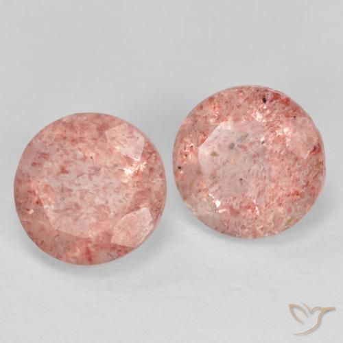 Shop natural 2.29ct Rose moyen Quartz fraise gems, Tour, from Russie at GemSelect. In stock, global shipping!
