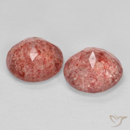 Shop natural 2.17ct Rose framboise Quartz fraise gems, Tour, from Russie at GemSelect. In stock, global shipping!