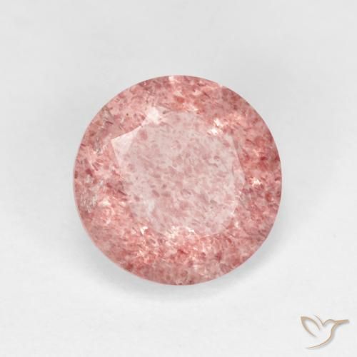 Quartz fraise Rose clair naturelle Tour, 2.16 ct, Transparent