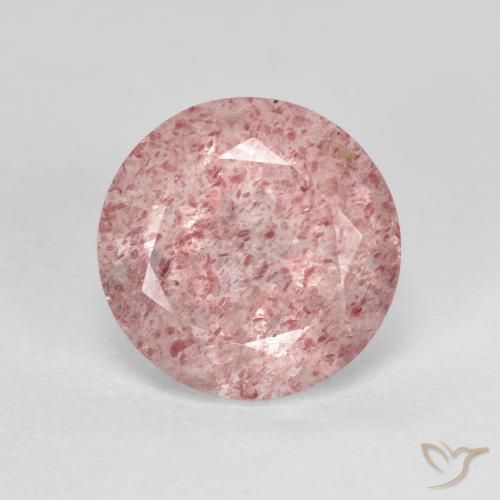 Quartz Fraise Rose clair naturelle Tour, 2.72 ct, Transparent