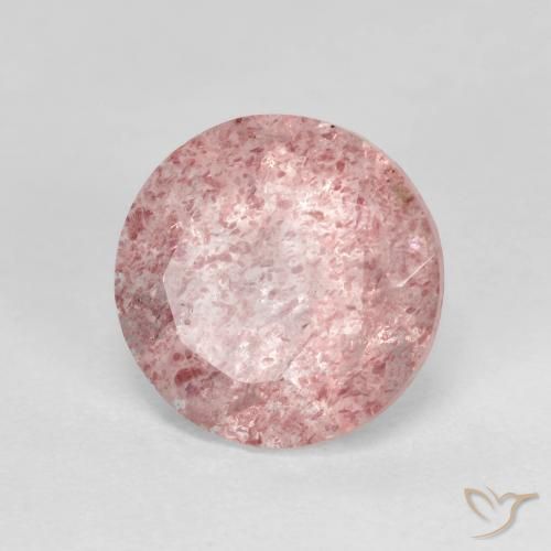 Quartz Fraise Rose clair naturelle Tour, 2.72 ct, Transparent