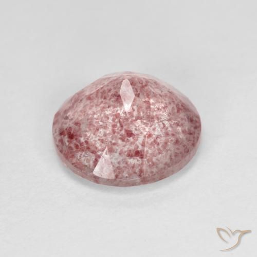 Quartz Fraise Rose bubblegum naturelle Tour, 2.28 ct, Transparent