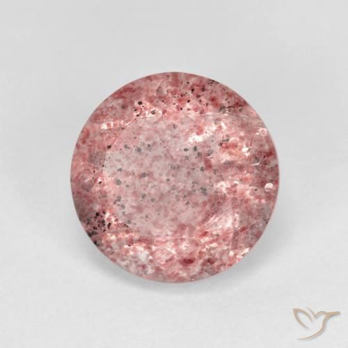 Quartz fraise Rose foncé naturelle Tour, 2.49 ct, Transparent