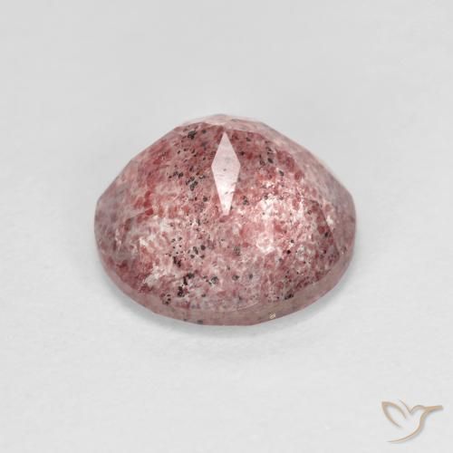 Quartz fraise Rose foncé naturelle Tour, 2.49 ct, Transparent