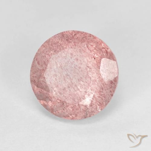 Quartz Fraise Rose clair naturelle Tour, 2.63 ct, Transparent