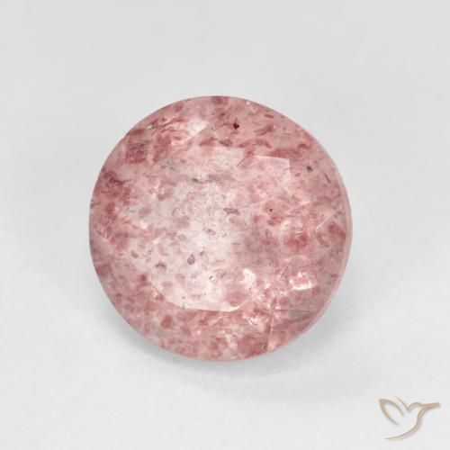 Quartz Fraise Rose chaud et léger naturelle Tour, 2.33 ct, Transparent