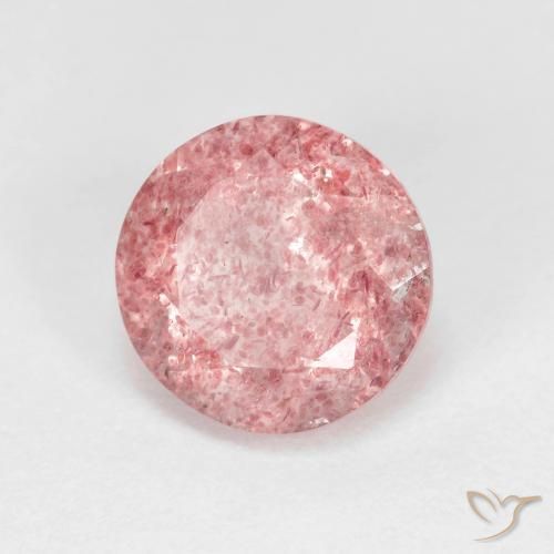 Quartz Fraise Rose clair naturelle Tour, 2.57 ct, Transparent