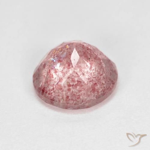 Quartz Fraise Rose clair naturelle Tour, 2.57 ct, Transparent