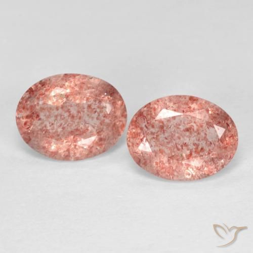 Shop natural 3.17ct Medium Dark-Pink Quartz fraise gems, ovale, from Russie at GemSelect. In stock, global shipping!