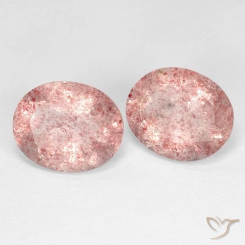 Shop natural 6.35ct Rose rose profond Quartz fraise gems, ovale, from Russie at GemSelect. In stock, global shipping!