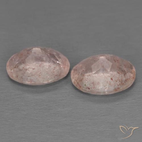 Shop natural 3.44ct Pêche rose Quartz fraise gems, ovale, from Russie at GemSelect. In stock, global shipping!